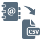 Export Address Book as CSV
