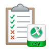 csv file reporting