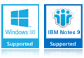 Windows 10 & ibm notes 9