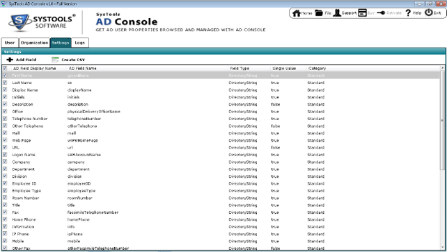 produce CSV file for Organizing users