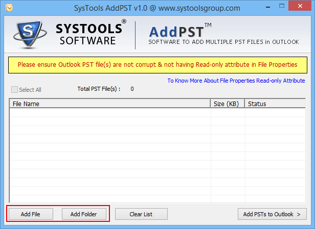 Click on Add File