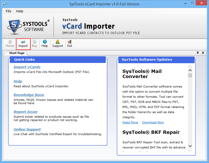 how to import contacts into outlook from .pst file