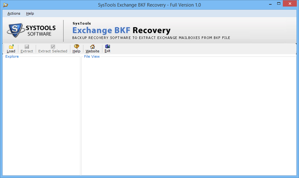 Open restore EDB backup tool 