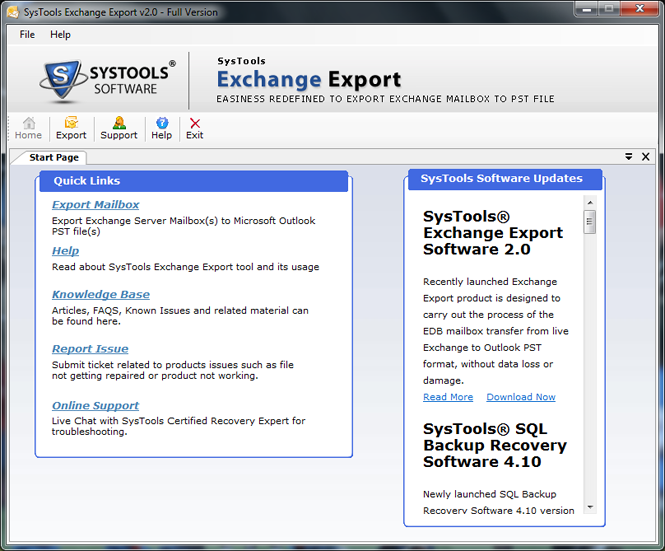 Open Exchange Export tools 