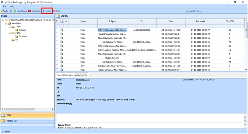 save Exchange Power shell log