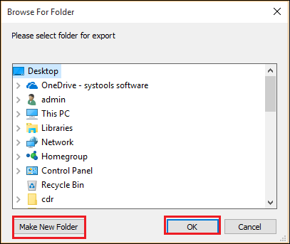 Create a new folder