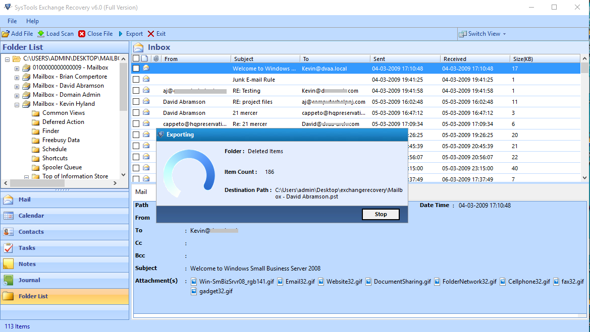 Exchange Recovery Tool Recover Corrupted Exchange Mailbox & EDB Files