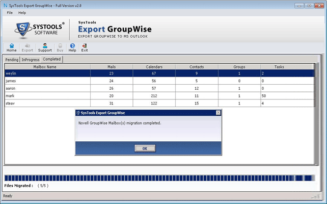 groupwise to outlook conversion