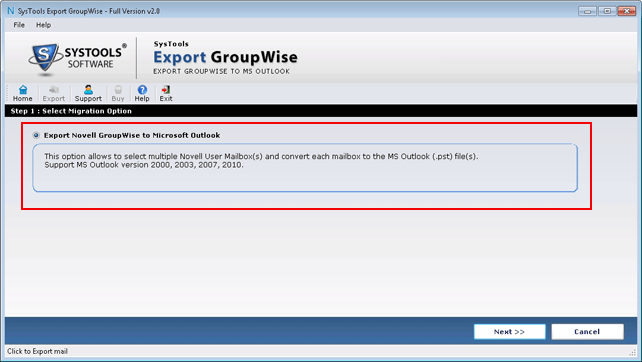 novell groupwise to outlook