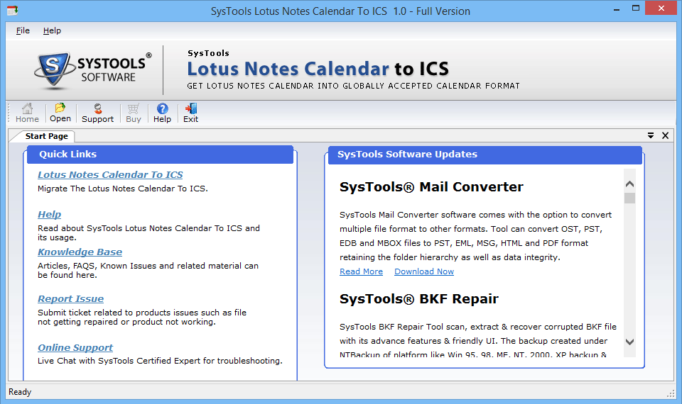 Lotus Notes Calendar to iCalendar conversion