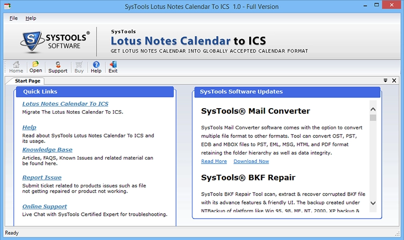 Lotus Notes Calendar to iCalendar conversion