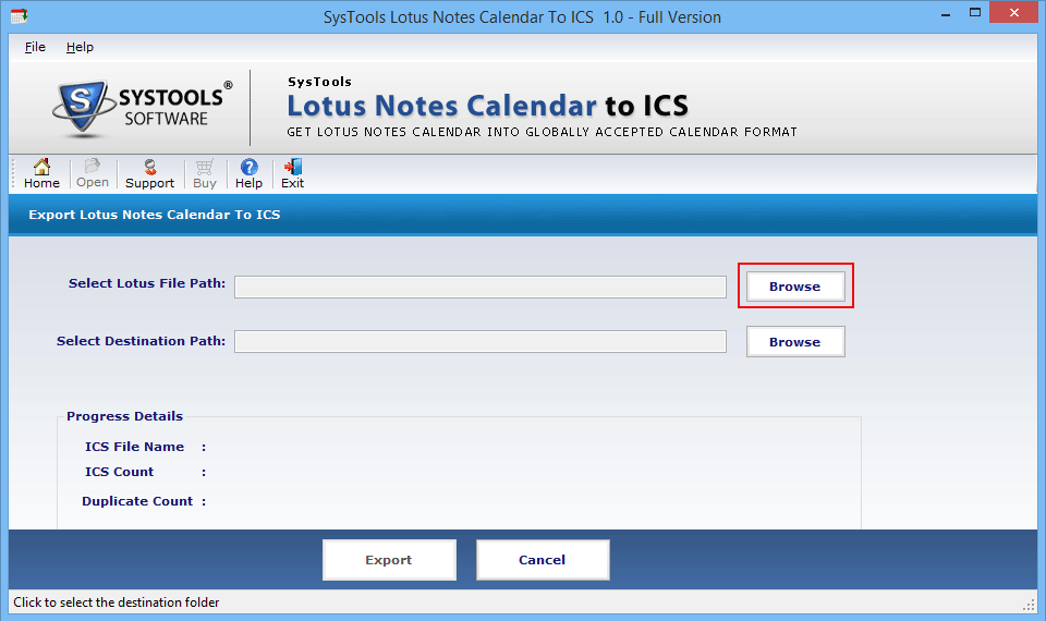 Lotus Notes Calendar to iCal Converter Export NSF Calendars to ICS