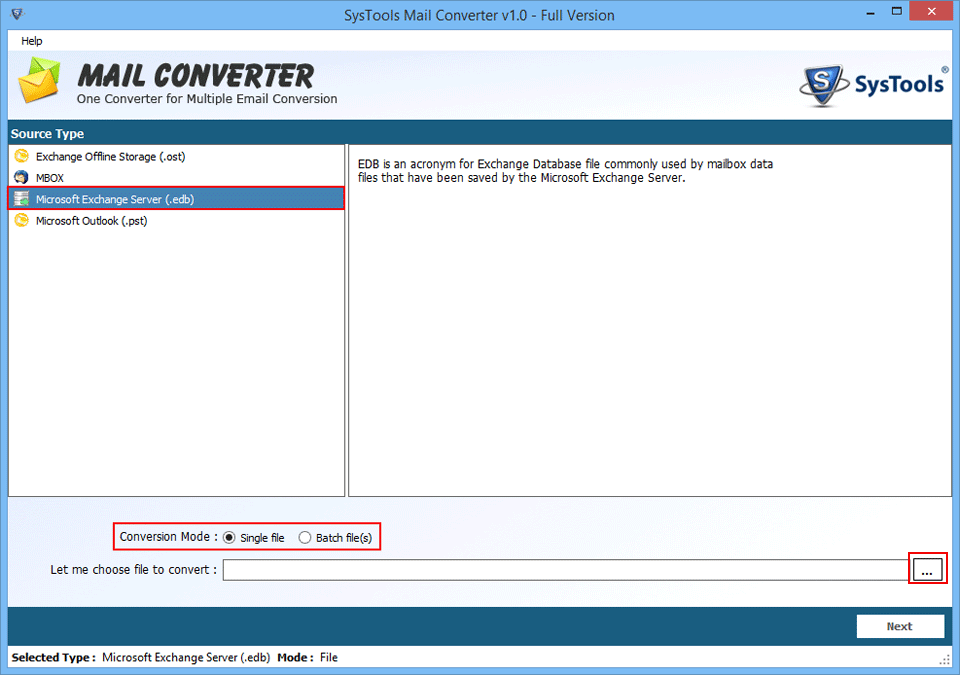 two file conversion options