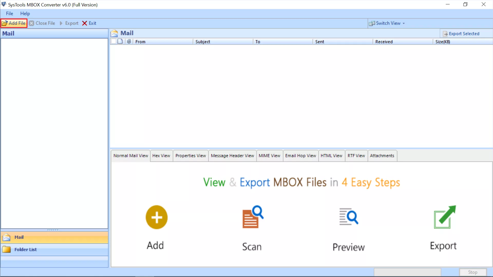 open mbox converter tool