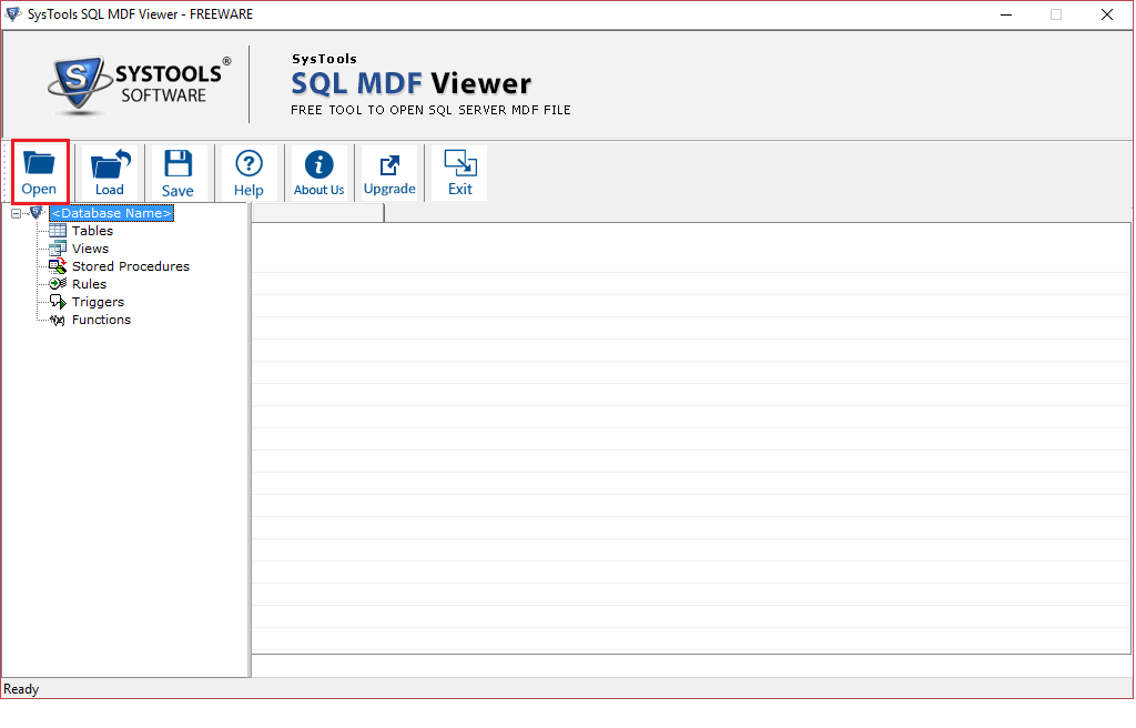 MDF Opener Software – To View, Read and Save Data From SQL MDF File