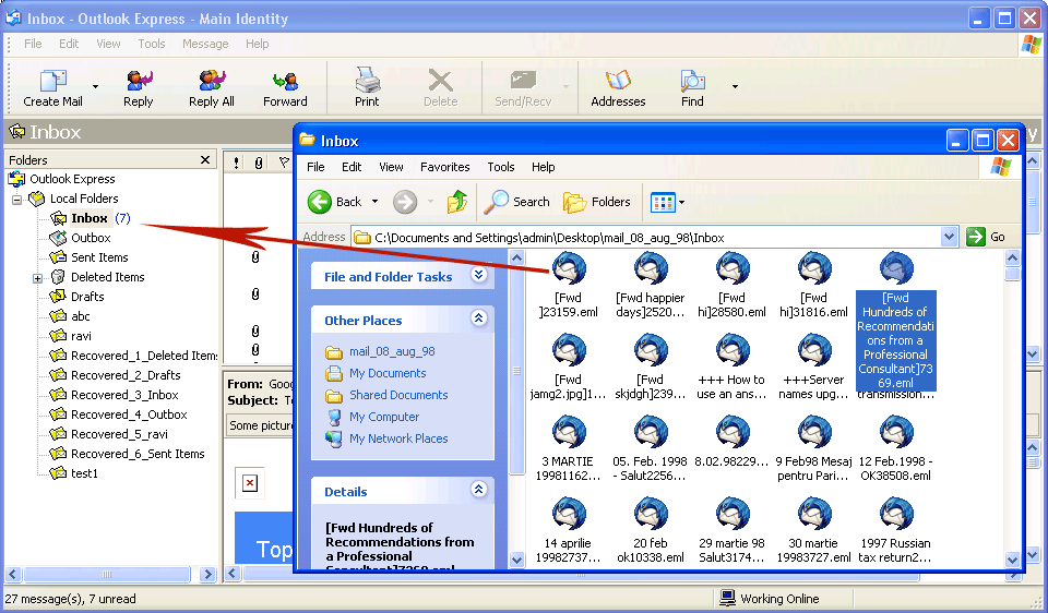 lotus notes email to eml format