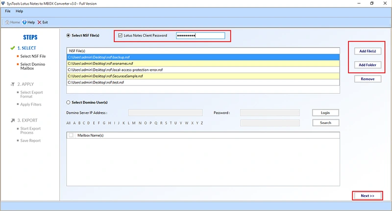 NSF to SeaMonkey converter