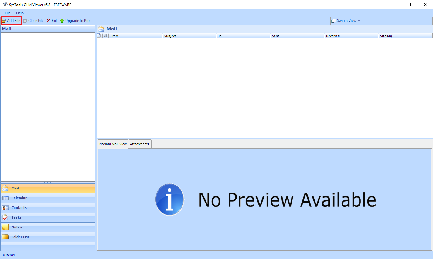 Launch the olm Software