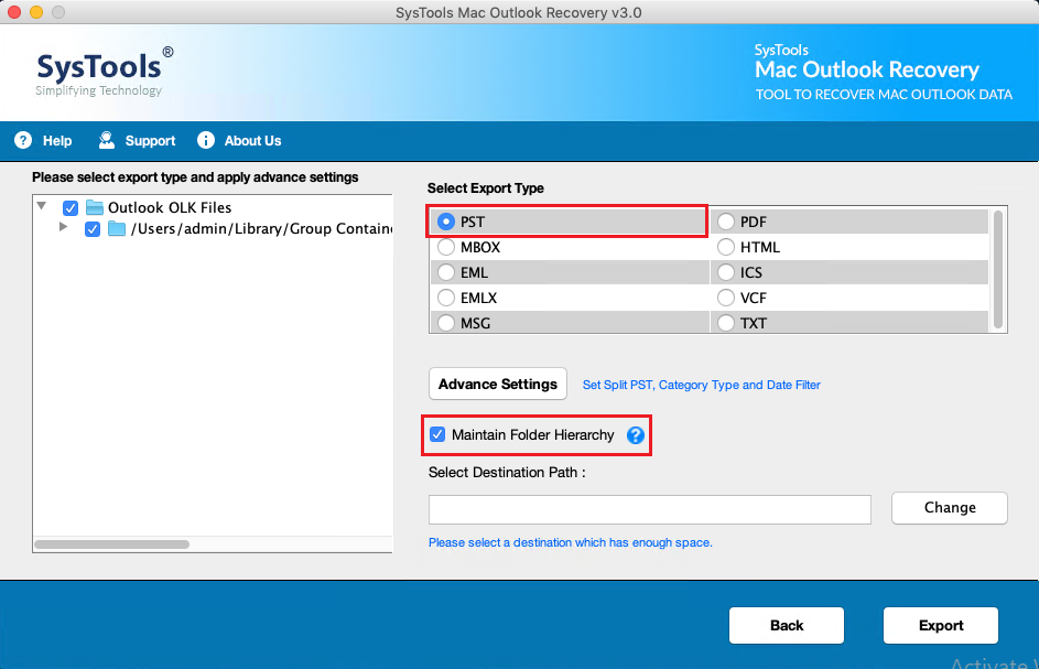 select format