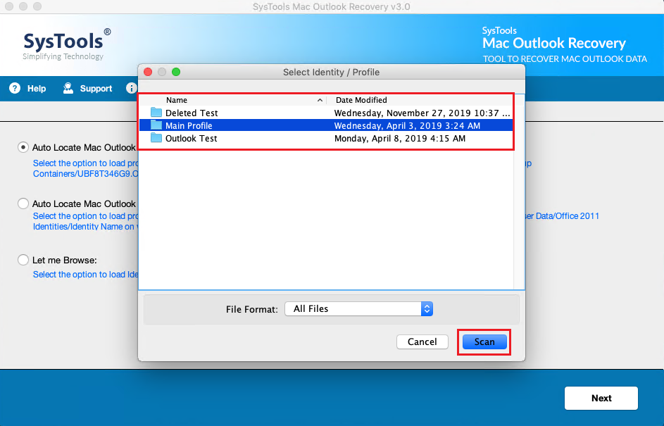 rebuild outlook identity mac rebuild outlook identity mac