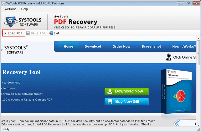 Download PDF Repair toolbox