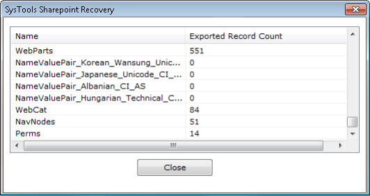 Export sharepoint file