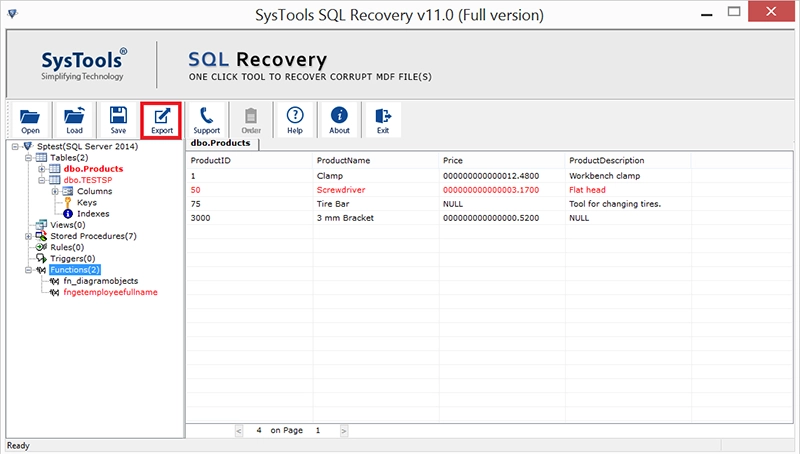 SQL Database Recovery