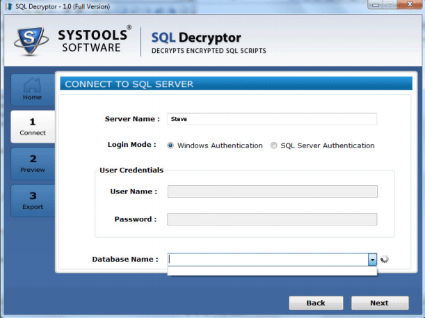 remove database encryption sql server