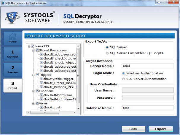 sql server database encryption removar process finish