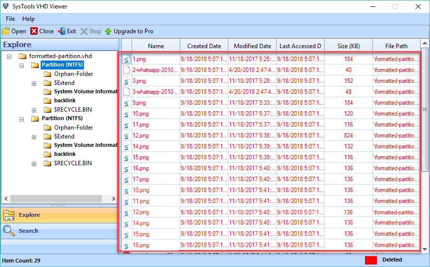 Scanning the File 