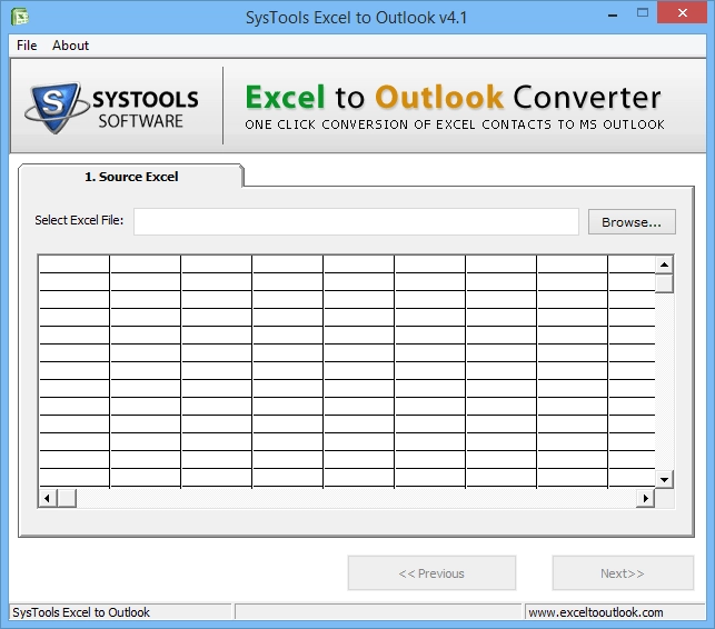 export contacts from excel to outlook