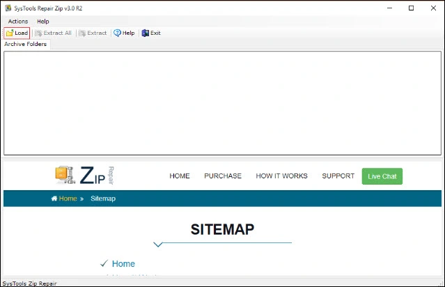 recover data from zip file