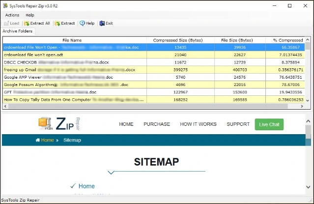 7 zip recovery data